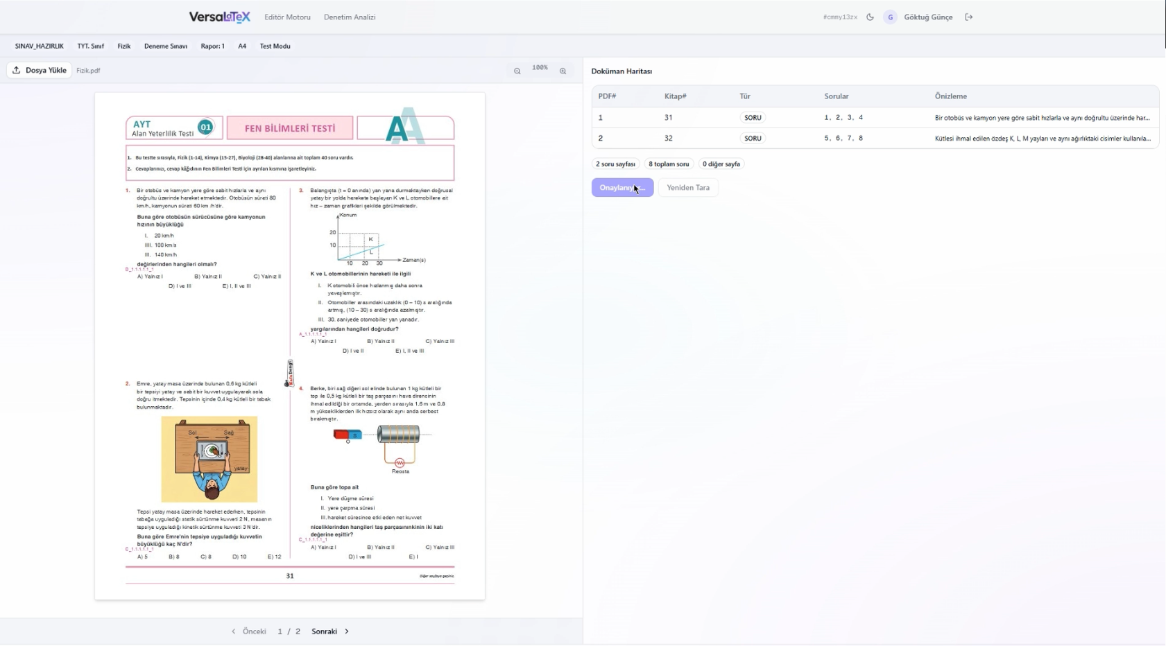 Otomatik Sayfa Haritalama