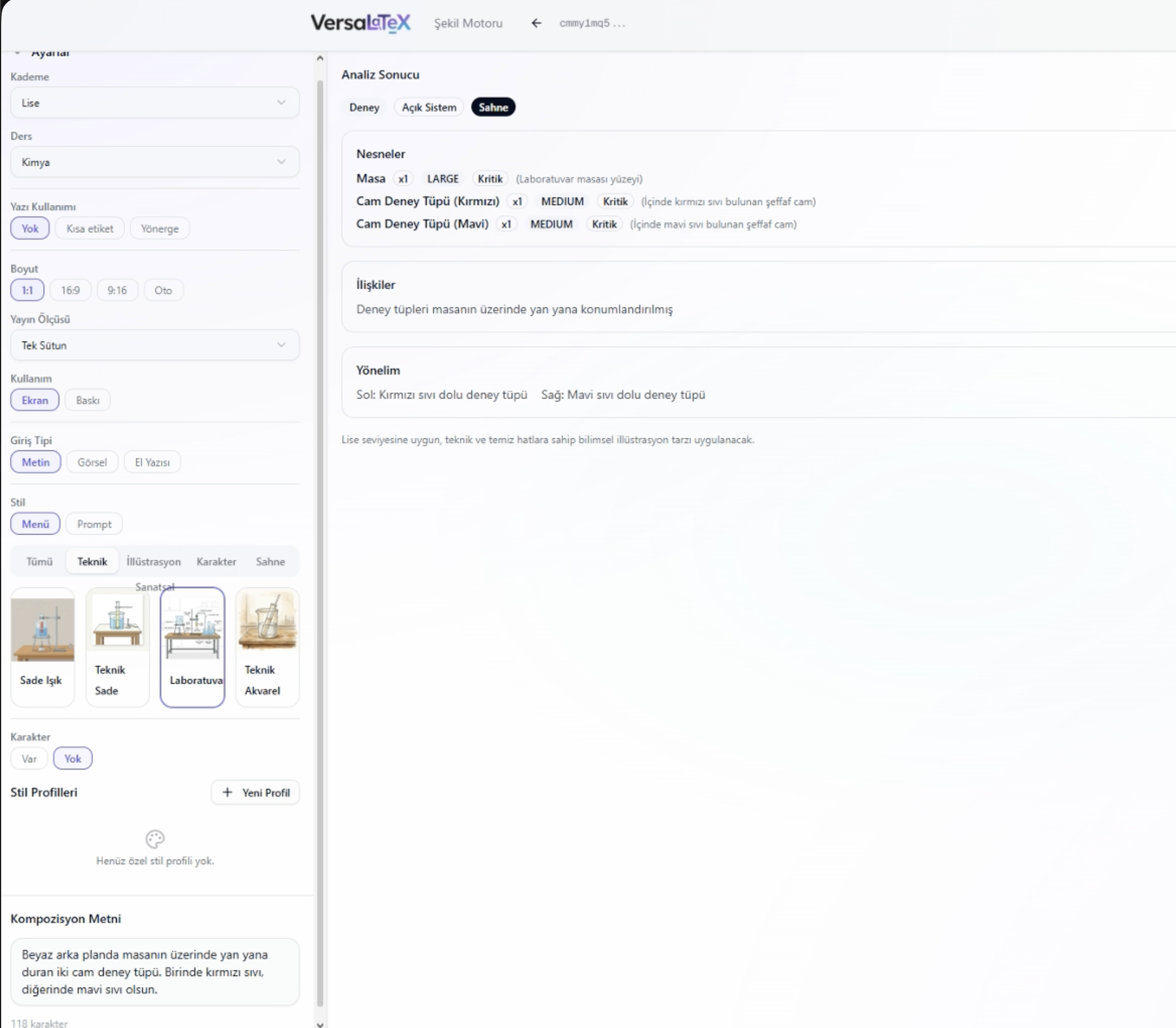 Prompt Girin ve Analiz Edin